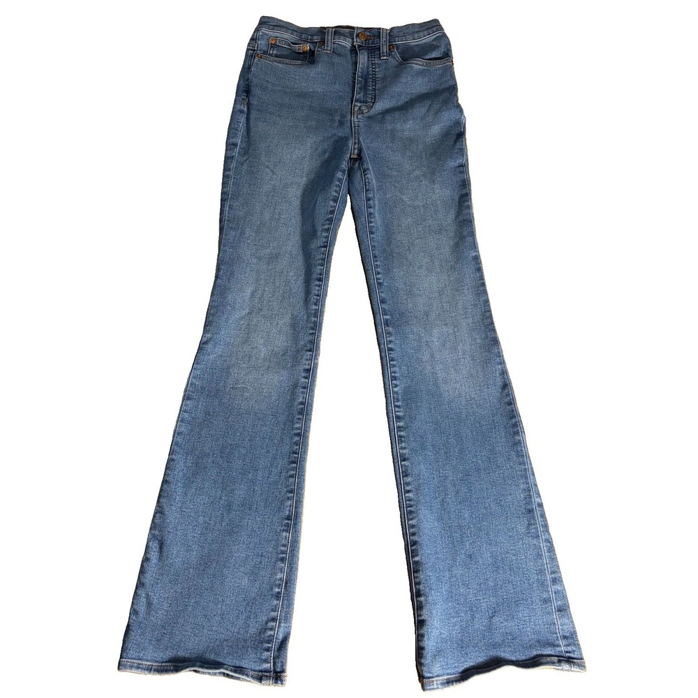 Madewell Women's Skinny Flare Jeans, Size 26, High Rise,‎ Medium Wash Blue